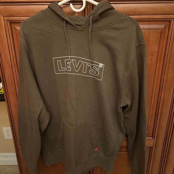 Levi's Olive Green Hoodie - Picture 1 of 4